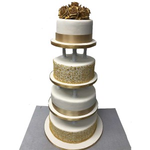 Wedding Cake 54 - Hard Icing