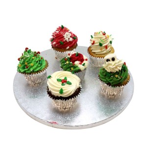 Assorted Christmas Cupcakes