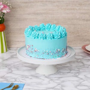 Available Same Day Blue Vanilla Cake