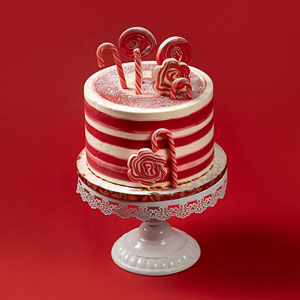 Christmas Candy Tower Cake