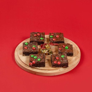 Christmas Merry M&M Brownies
