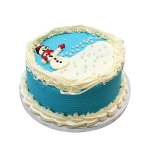 Christmas Snowman Cake