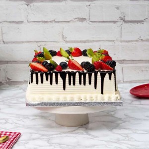 Square Mixed Fruit Cake