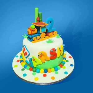 Train Themed Cake