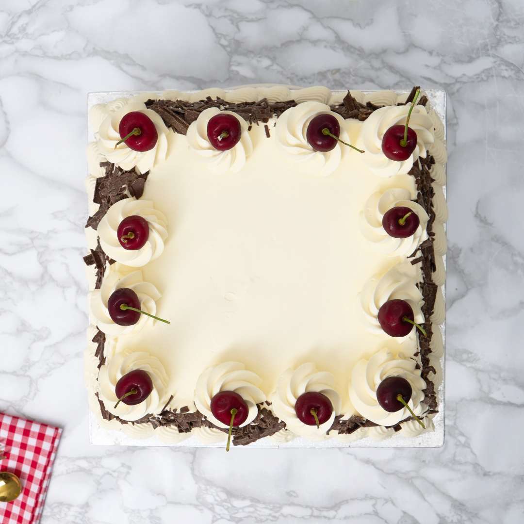 ChocoSnow Symphony Square Cake