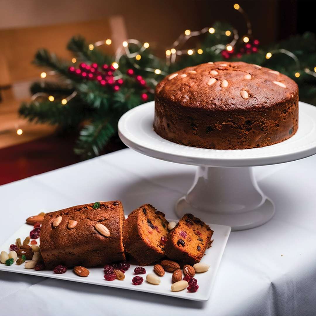 Christmas fruit cake