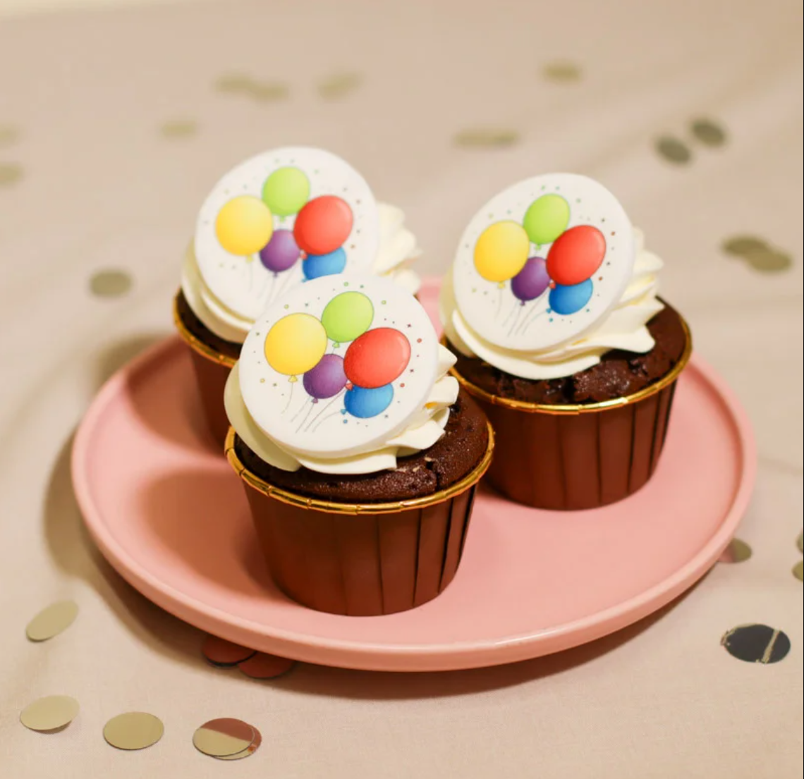 Edible Printed Photo Cupcake