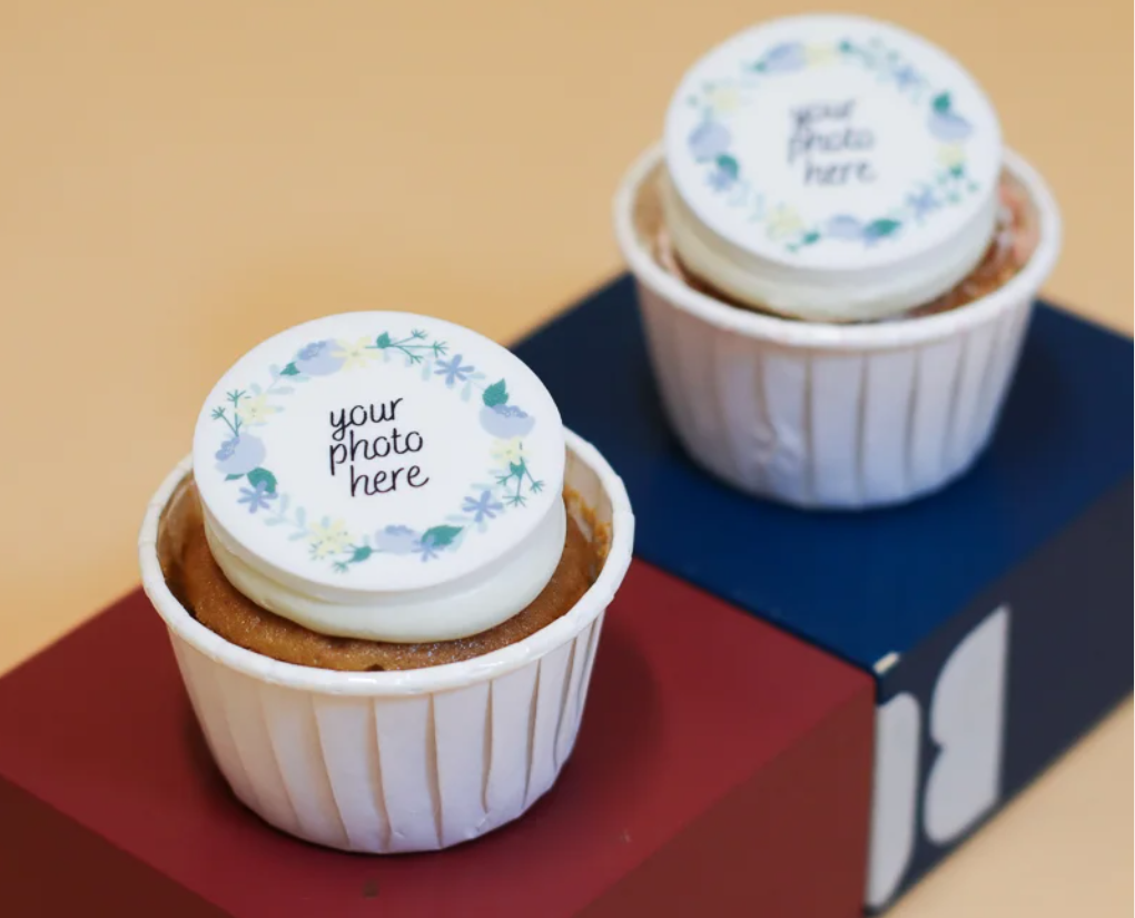 Edible Printed Photo Cupcake