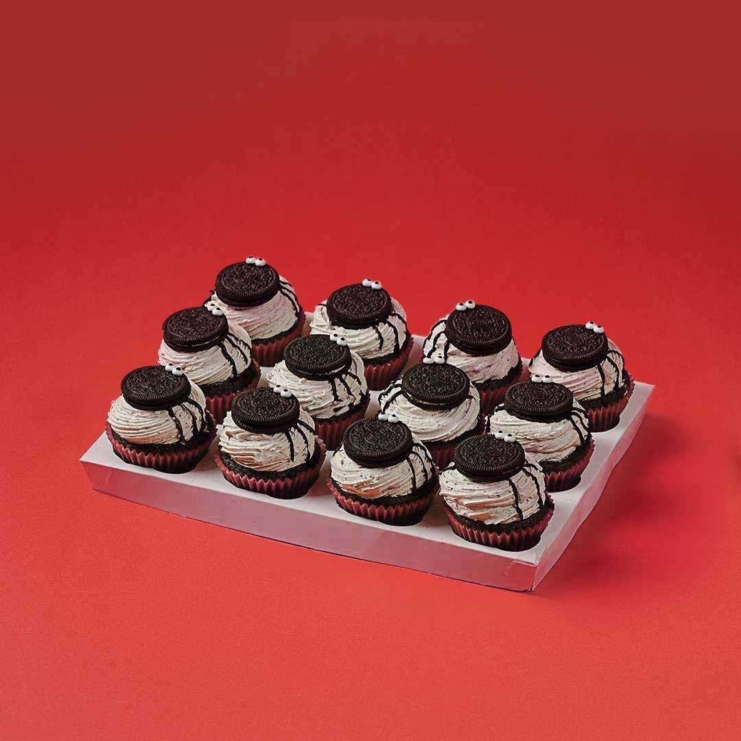 Halloween Oreo Web Cupcakes