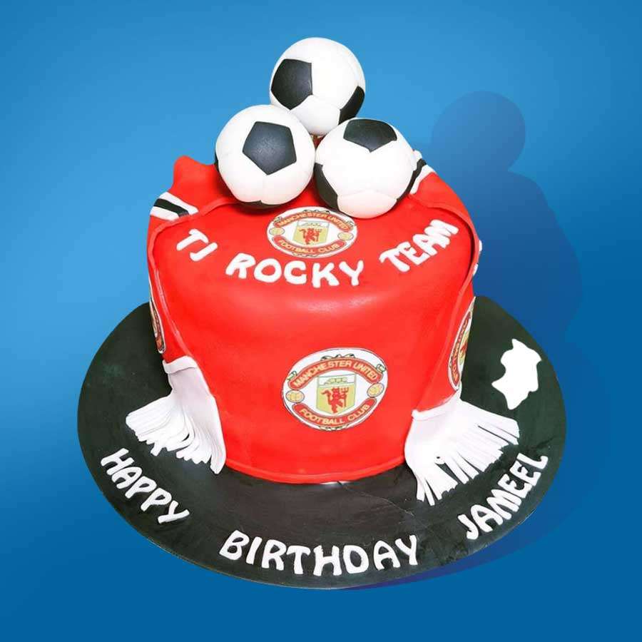 Man U football Cake