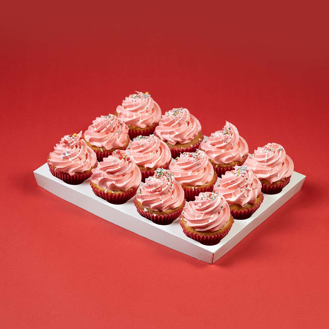 Pink Vanilla Cupcake