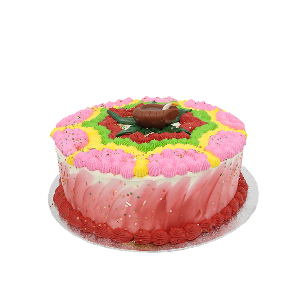 Rangoli Design Cake