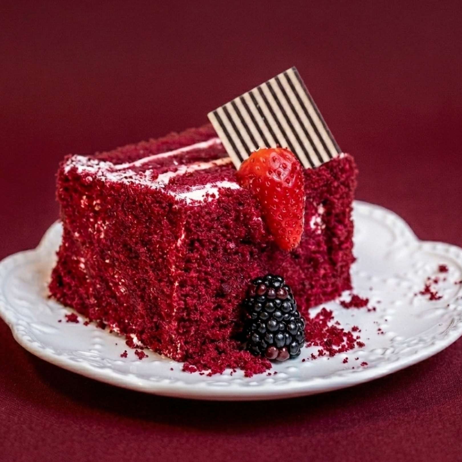 Red Velvet Cake Slices