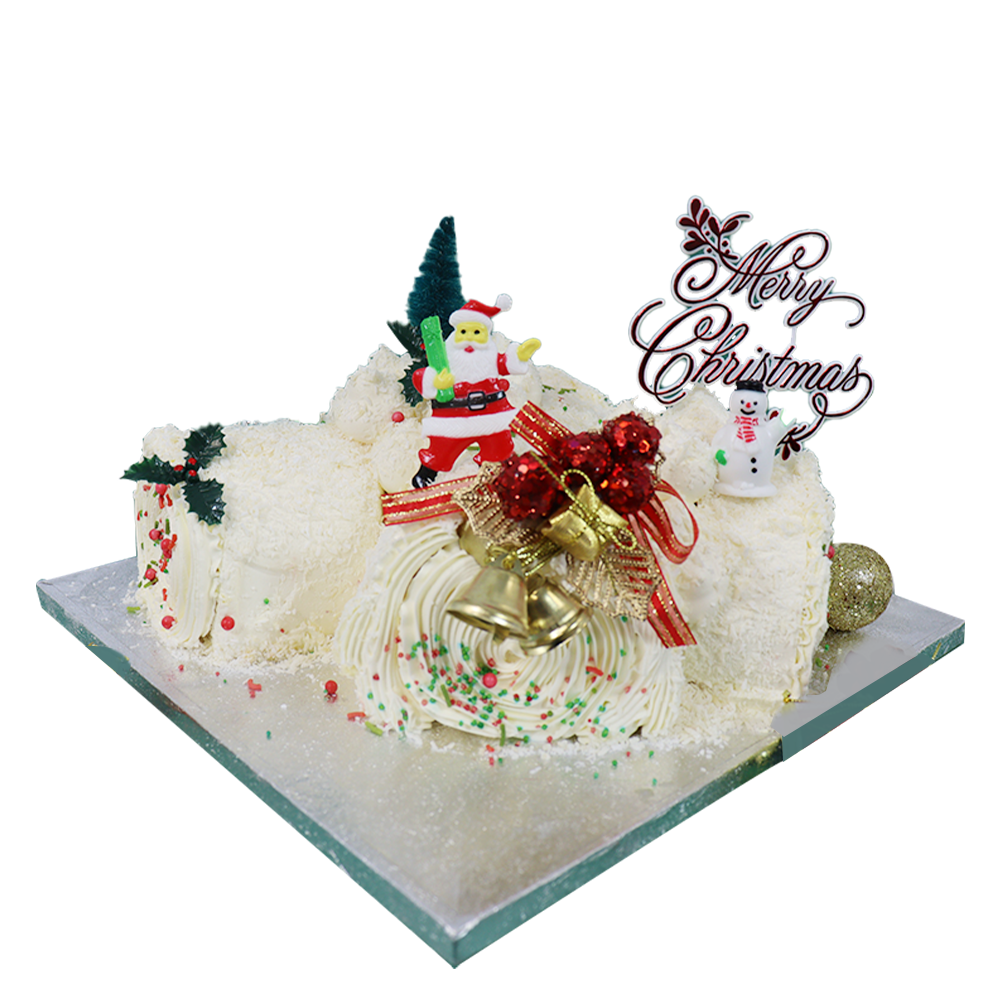 Snowflake Sprinkle Cake