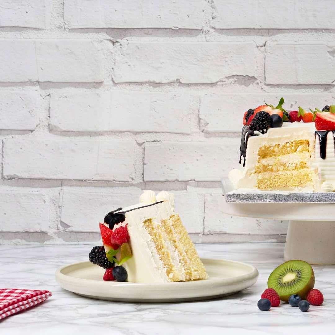 Square Mixed Fruit Cake