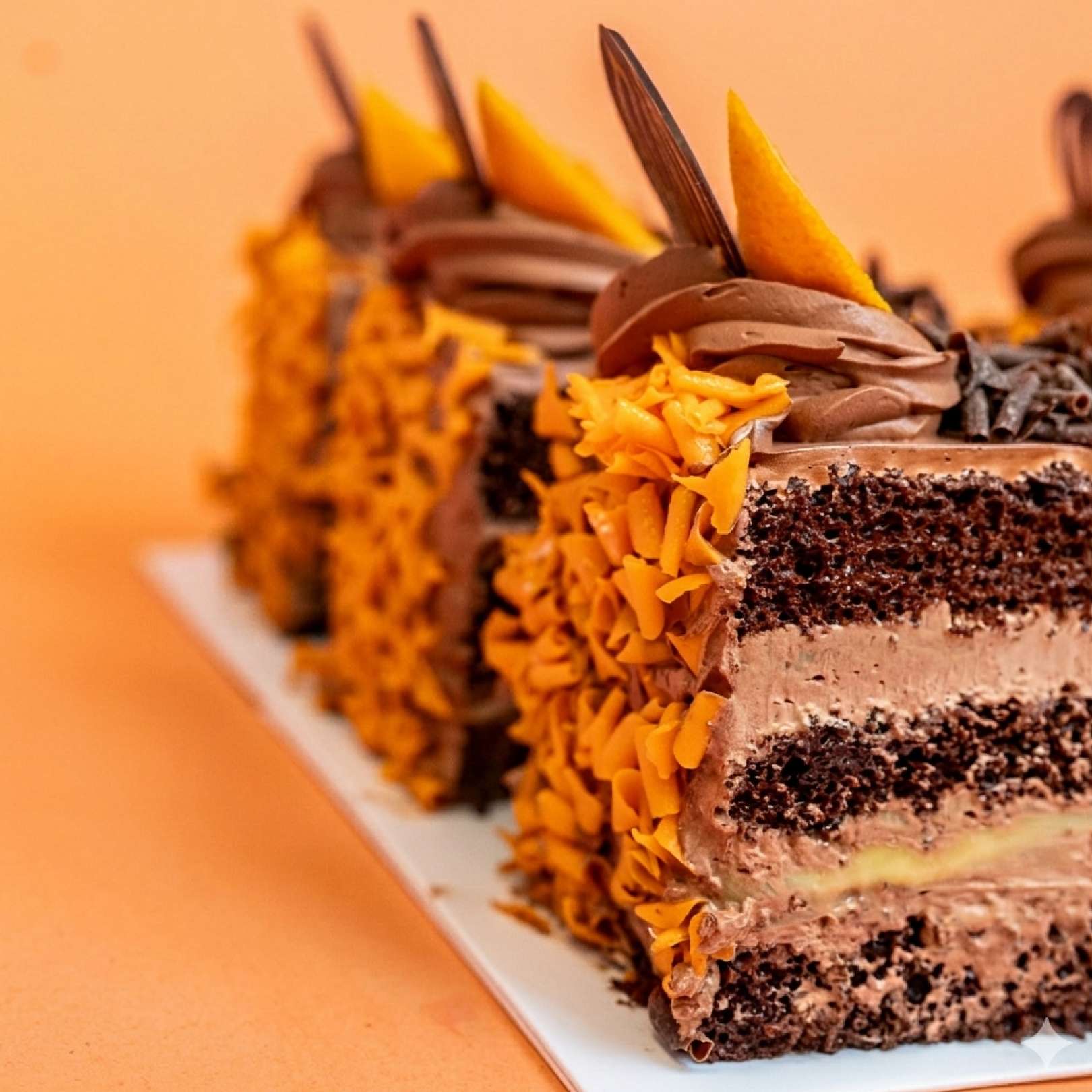 Tangy Truffle Cake Slice