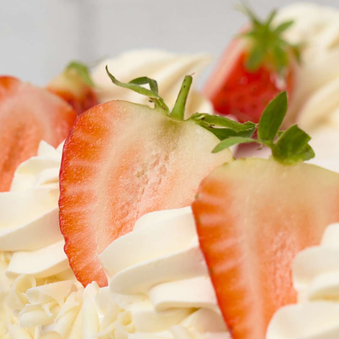 White chocolate Square Cake